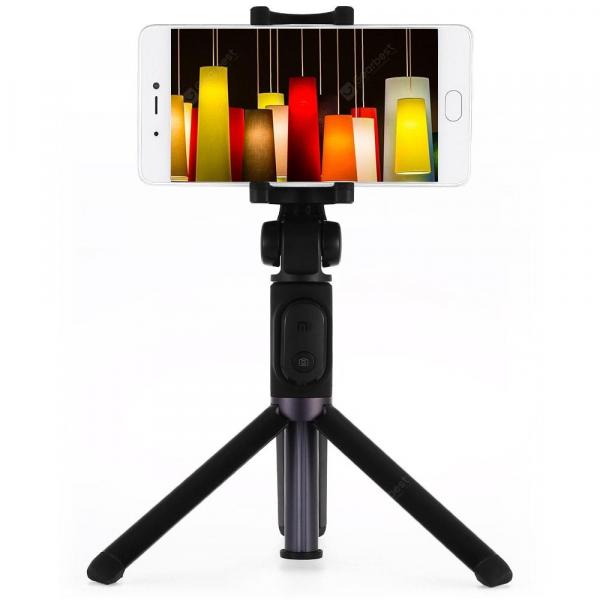 offertehitech-gearbest-Original Xiaomi Selfie Stick Bluetooth Remote Shutter Tripod Holder for Xiaomi mi 8  Gearbest