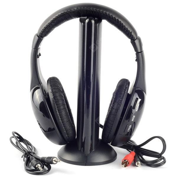 offertehitech-gearbest-MH2001 5 In 1 Hi-Fi Stereo Headphone With FM Radio Monitoring for TV / PC / MP3 / CD / DVD  Gearbest